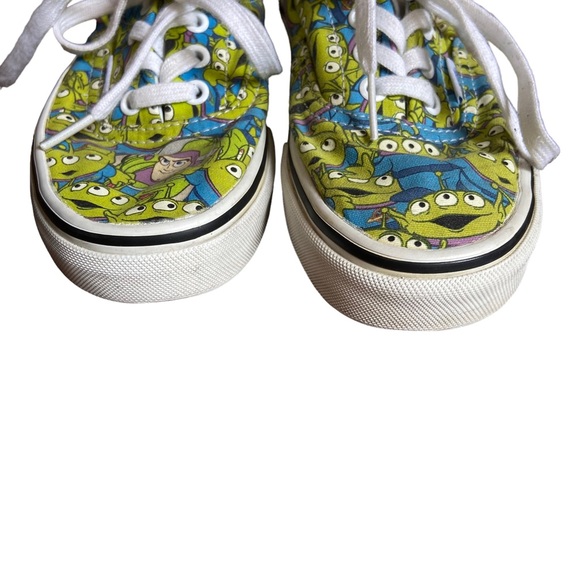 Vans x Disney Pixar Toy Story Glow in the Dark Aliens Sneakers Size 6 - Picture 8 of 11